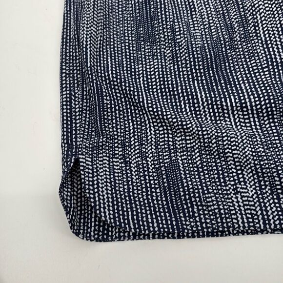 Athleta Womens Size 6 Midtown Skort Batik Print Dark Blue Athleisure Athletic - Picture 6 of 16
